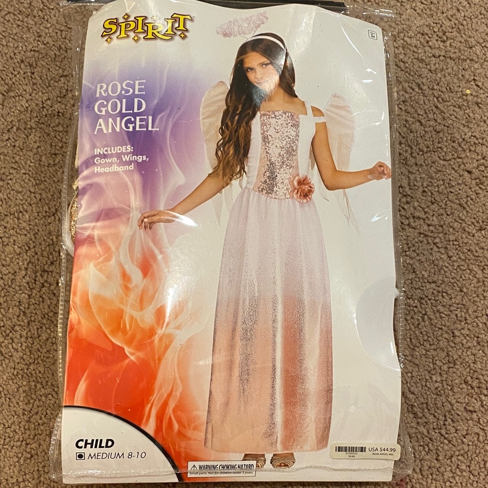 Spirit Rose Gold Angel Costume